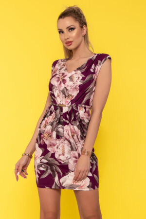 Claudia ruha - lila virágos