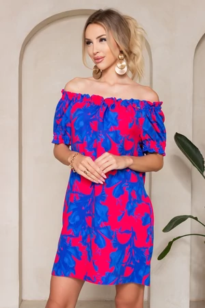 Kalliopé ruha - pink'n'blue