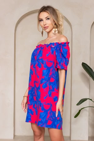 Kalliopé ruha - pink'n'blue